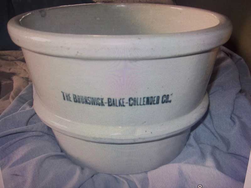 Brunswick Balke Collender Co Spittoon, c1900.