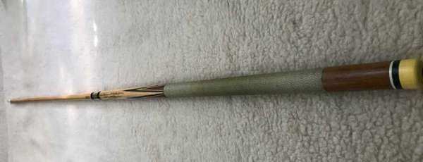 Herman Rambow Pool Cue With Original Receipts
