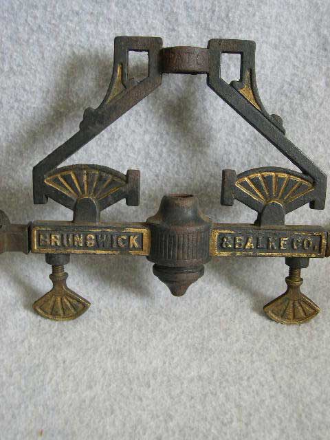 Antique JM Brunswick & Balke Co Kerosene Billiard Light Centerpiece c1860's/1870's
