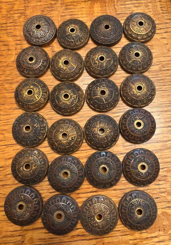 Antique Rail Bolt Caps