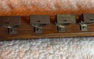 Antique Cue Lock Set #1 Through #12.