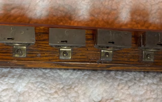 Antique Billiard Cue Lock Set #1 Through #12.